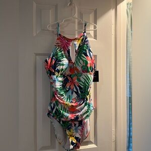 Ellen Tracy one piece bathing suit